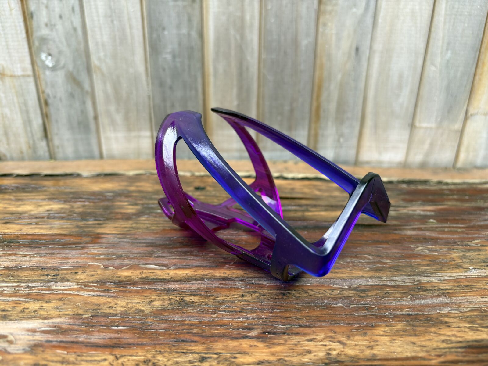 Purple bottle cage