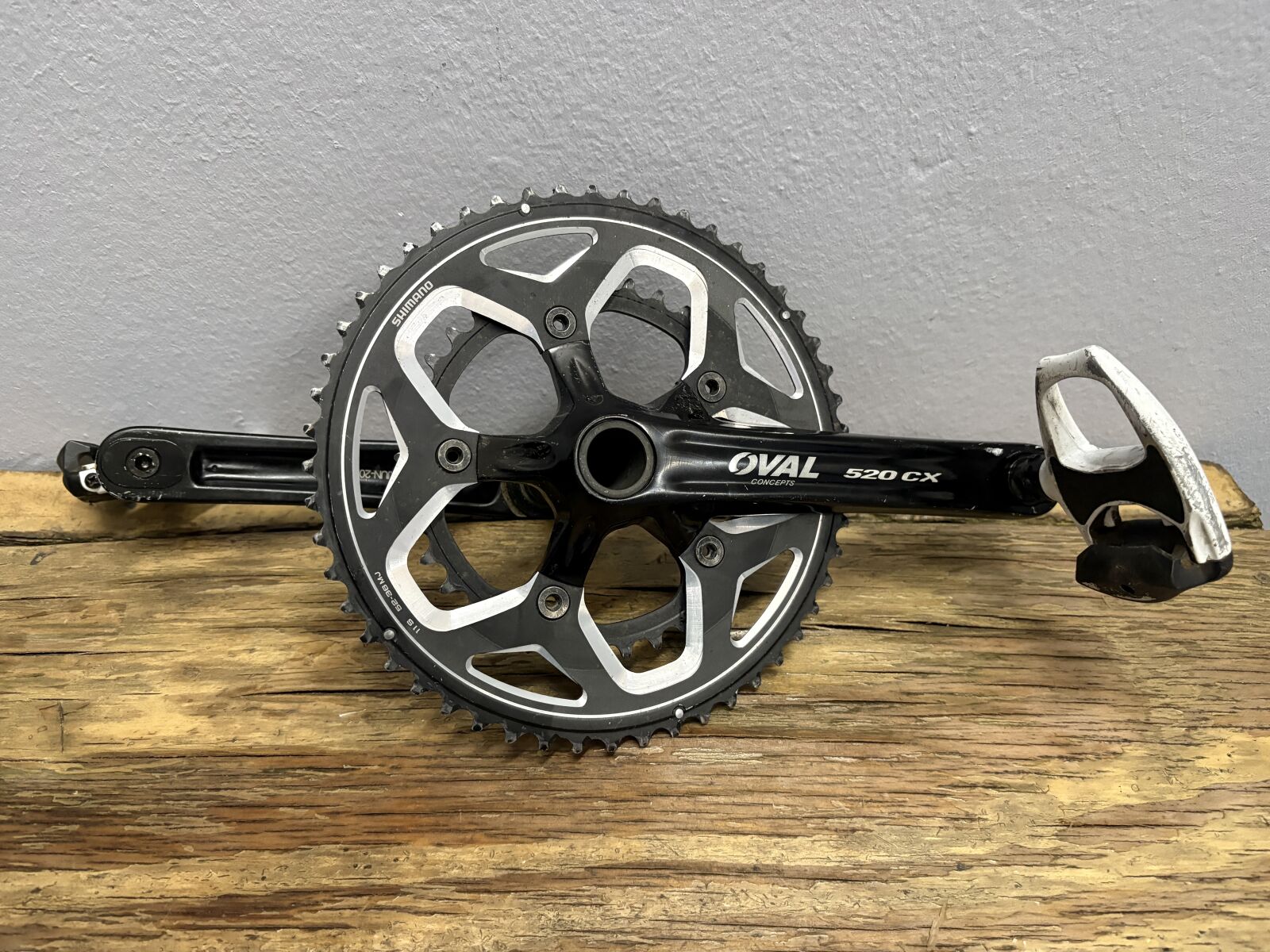 Oval Concepts 520 CX Crank | 172,5mm | with Pedals