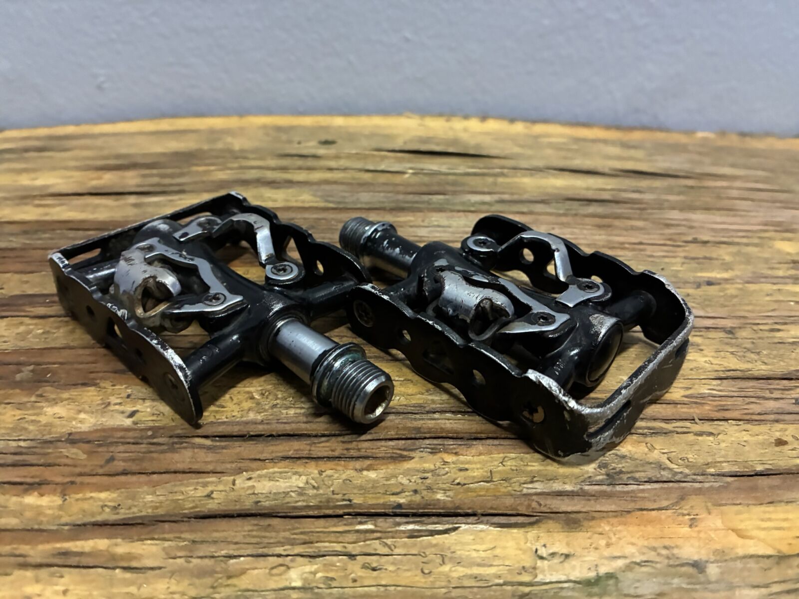 Dual sided Steel Flat Pedals SPD